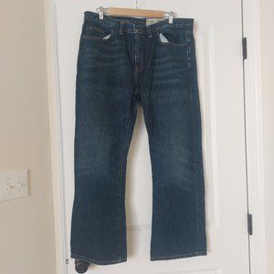 Converse One Star Boot Cut Jeans 38" Dark Blue